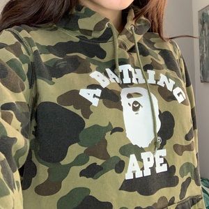 BAPE camo hoodie